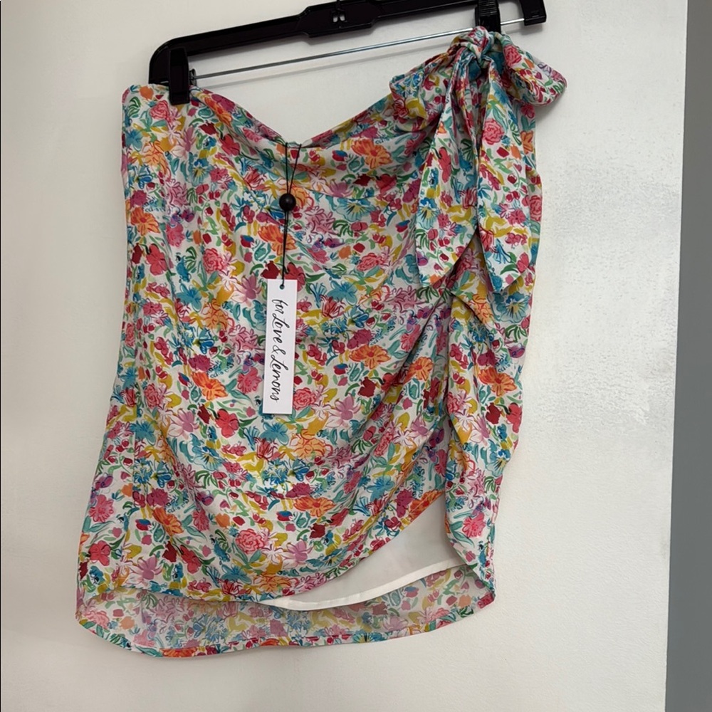 For Love And Lemons Multicolor Floral Skirt